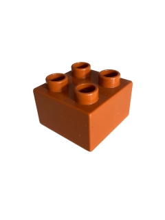 Lego Duplo kostka nugátová 2x2